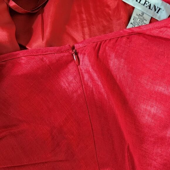 Alfani Red Cut Out Pattern Pencil Skirt - Picture 5 of 8